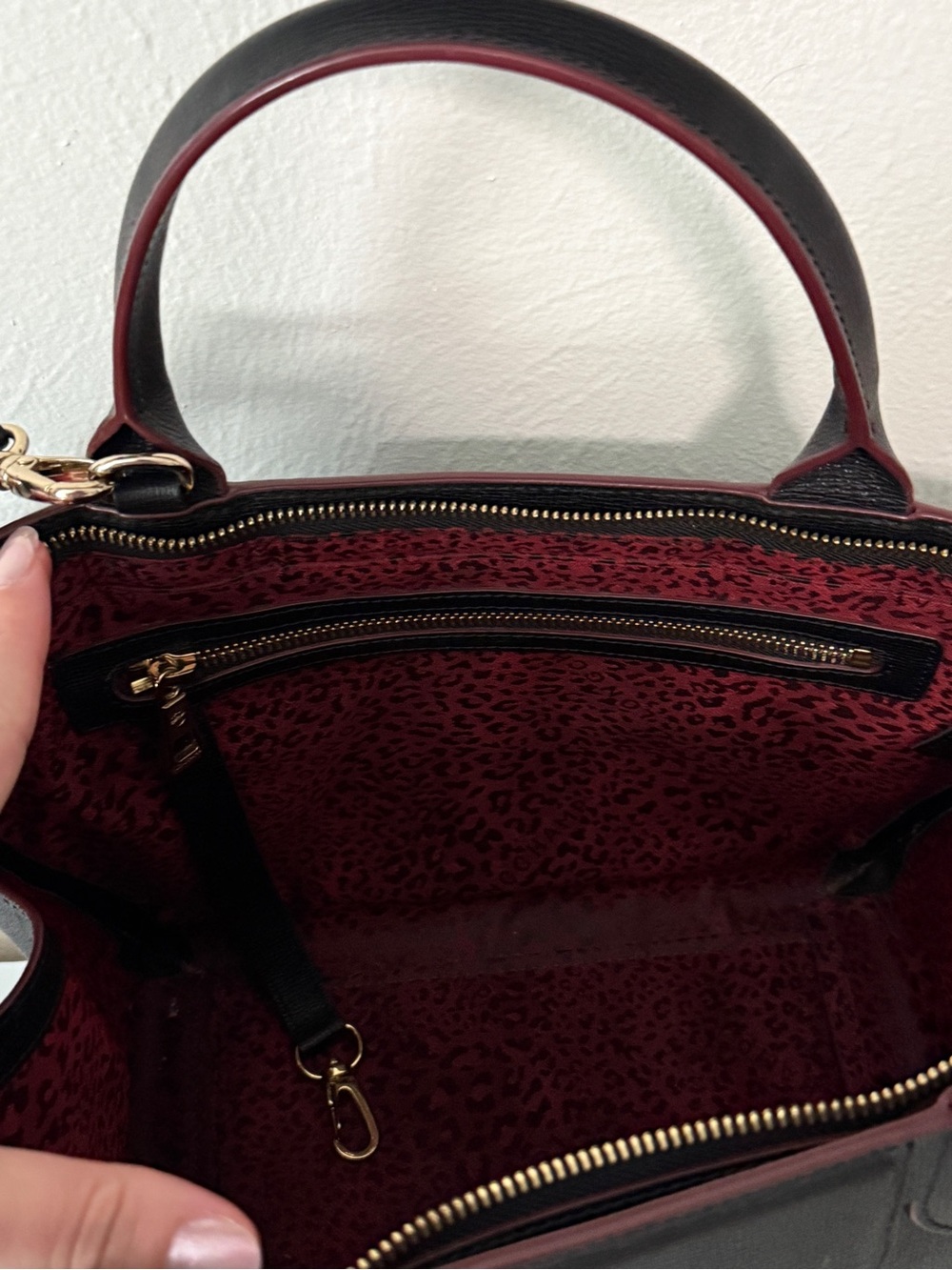 Longchamp Leather Heritage Tote Bag in Black - Picture 6 of 10
